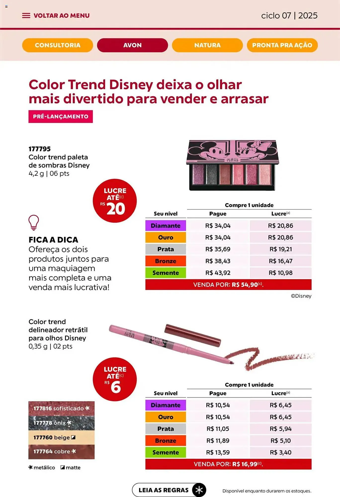 Encarte de Catálogo Avon 3 de abril até 1 de maio 2025 - Pagina 38