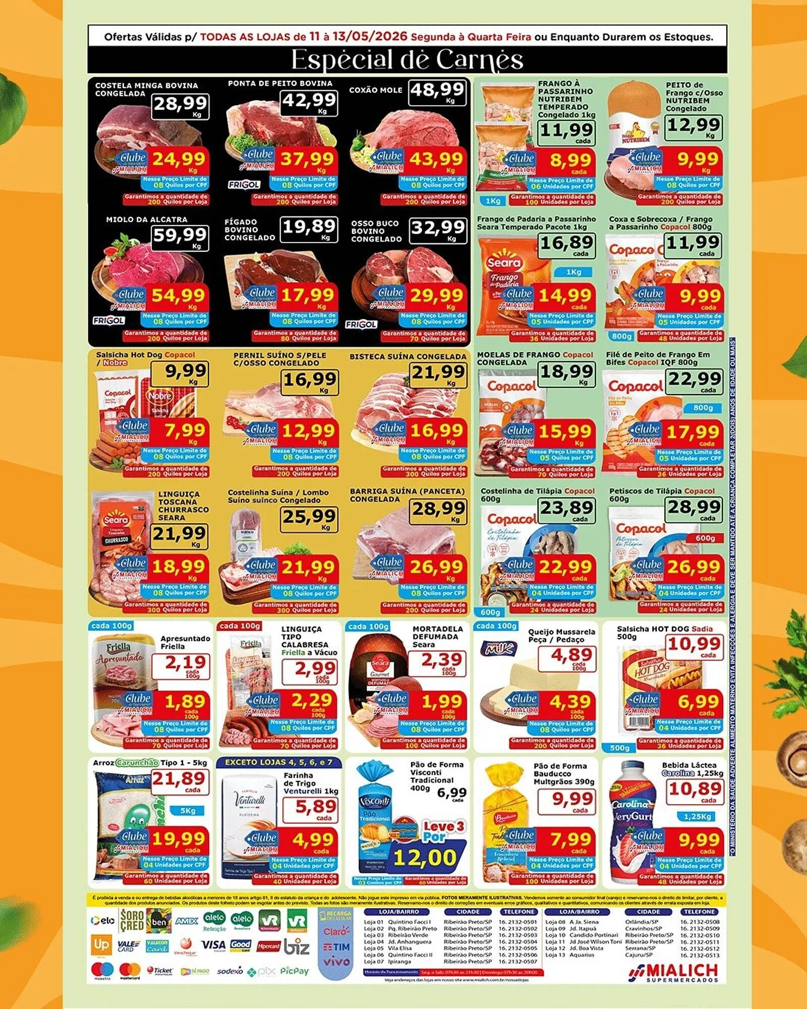 Encarte de Catálogo Mialich Supermercados 11 de maio até 13 de maio 2026 - Pagina 8