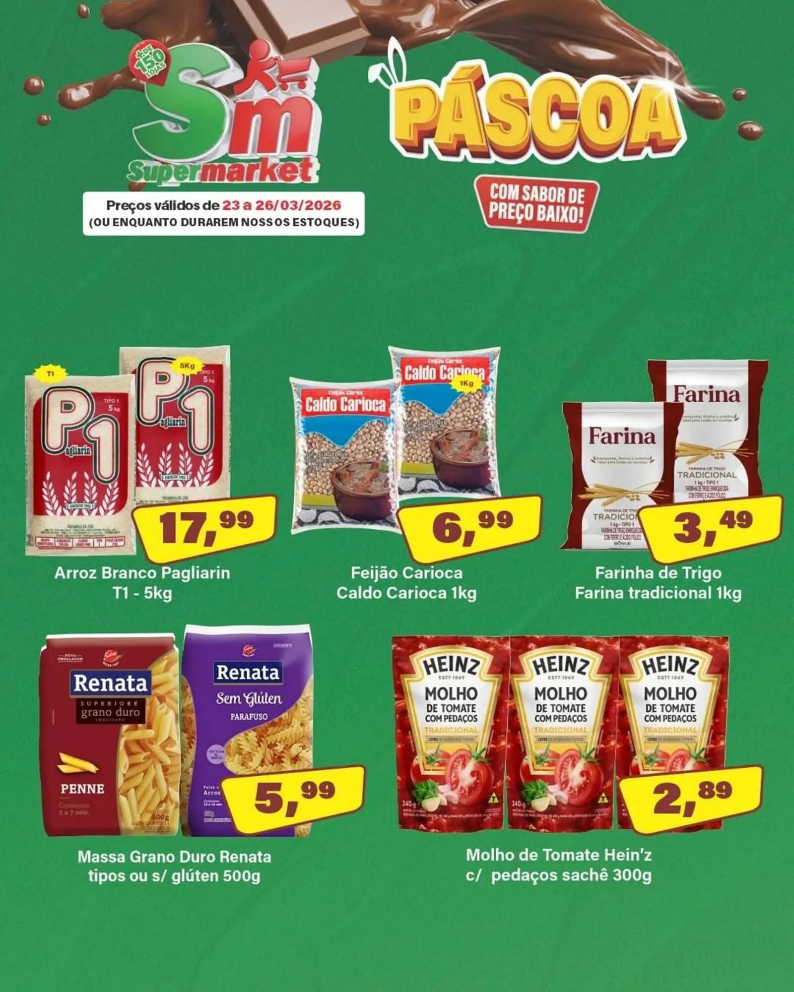 Encarte de Catálogo Floresta Supermercados 23 de março até 26 de março 2026 - Pagina 1