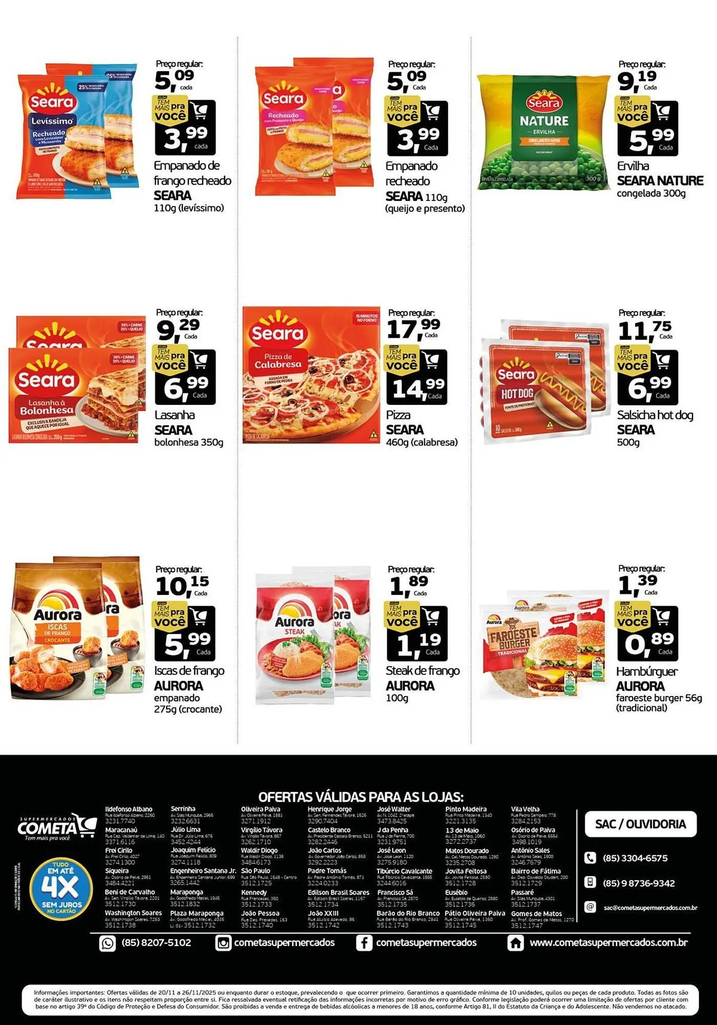 Encarte de Encarte Cometa Supermercados 20 de novembro até 26 de novembro 2025 - Pagina 3