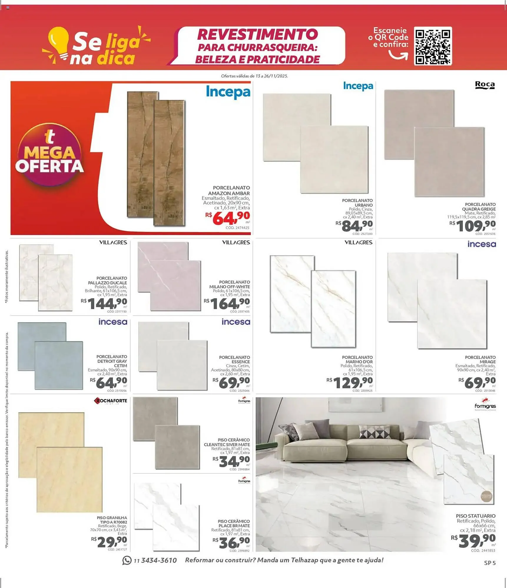 Encarte de Catálogo Telhanorte 13 de novembro até 27 de novembro 2025 - Pagina 5