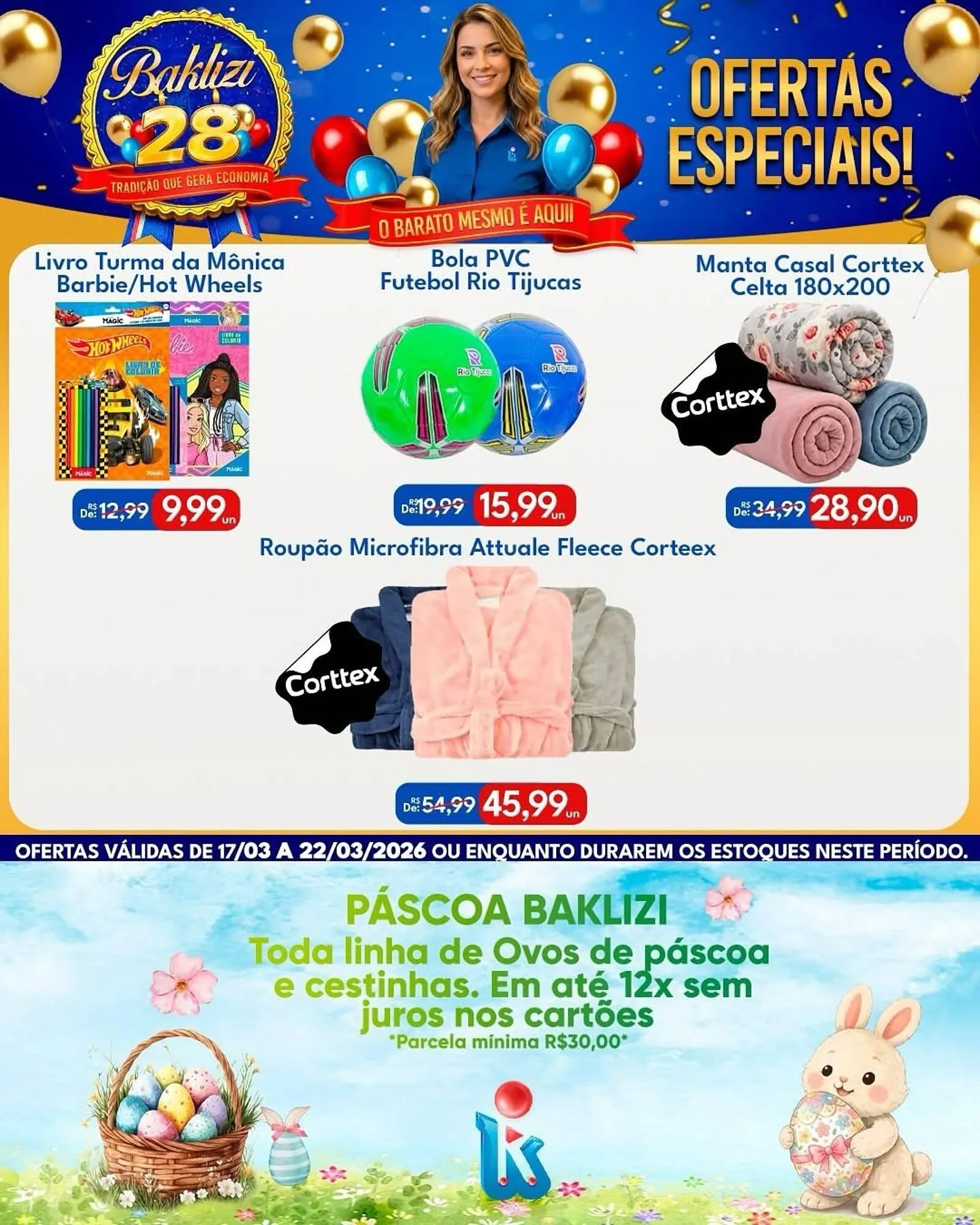 Encarte de Catálogo Supermercados Baklizi 17 de março até 22 de março 2026 - Pagina 3