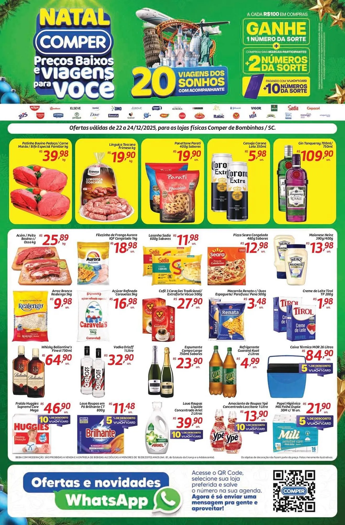 Encarte de Folheto Comper 22 de dezembro até 24 de dezembro 2025 - Pagina 1