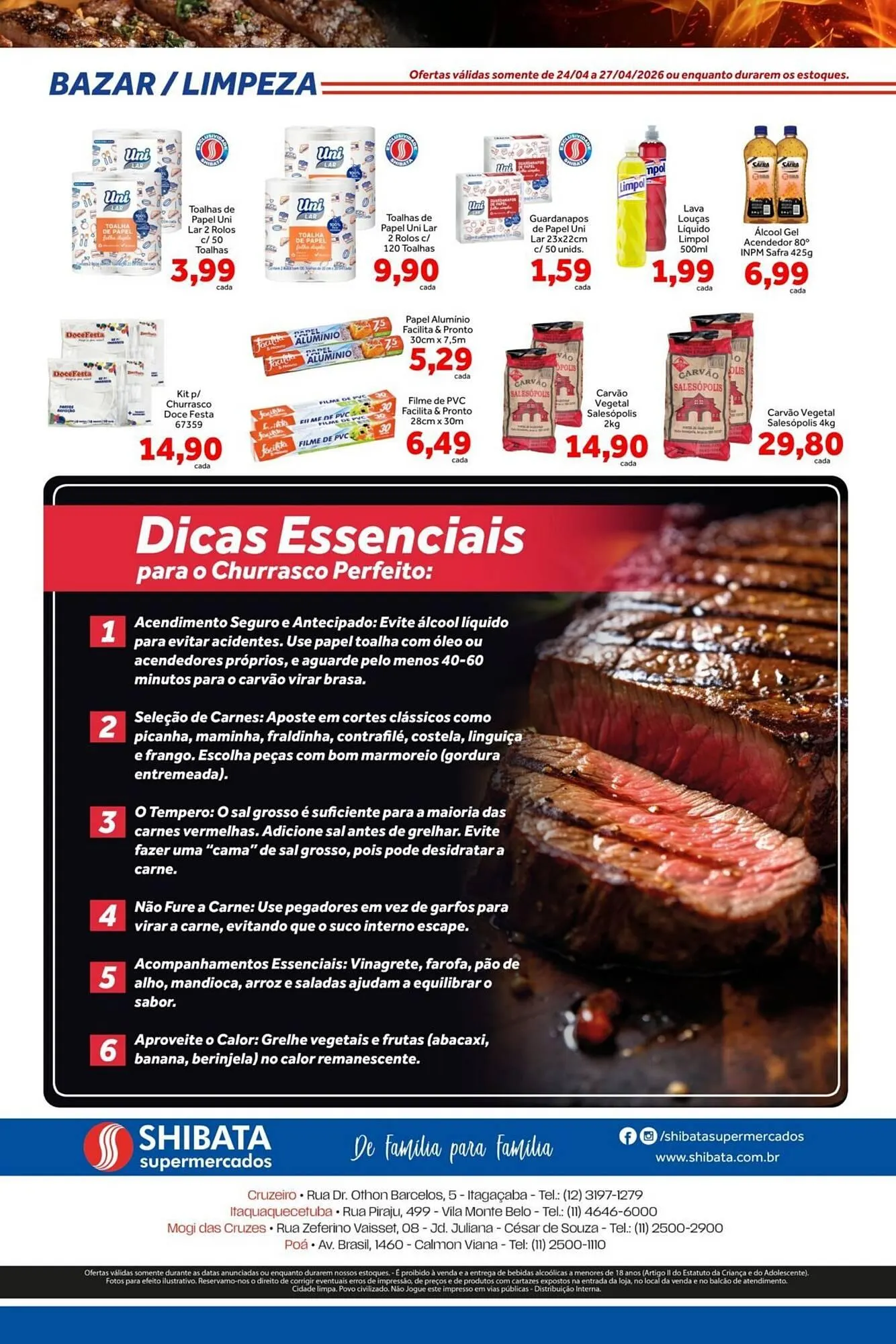 Encarte de Folheto Shibata Supermercados 24 de abril até 27 de abril 2026 - Pagina 4