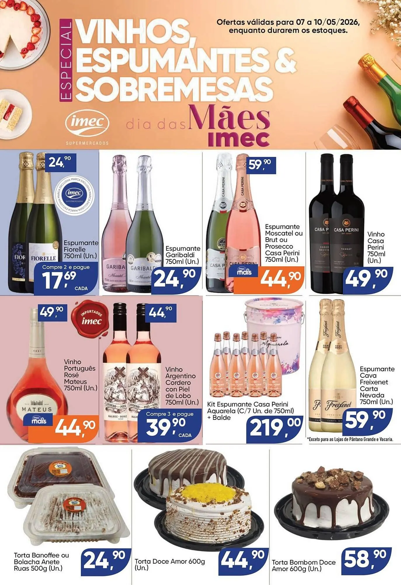 Encarte de Catálogo Imec Supermercados 7 de maio até 10 de maio 2026 - Pagina 1