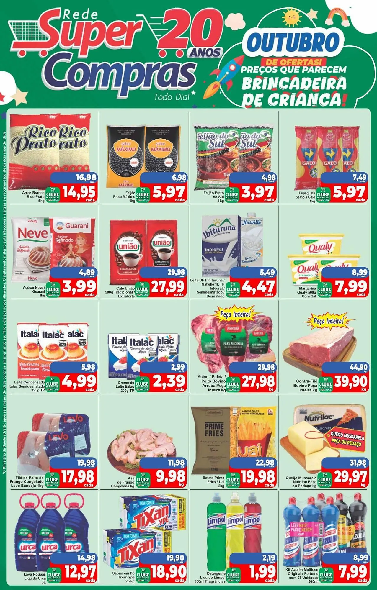 Encarte de Encarte Rede Super Compras 29 de setembro até 5 de outubro 2025 - Pagina 1