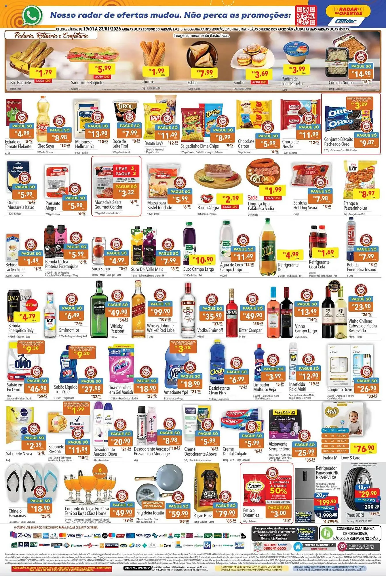 Encarte de Catálogo Supermercados Condor 19 de janeiro até 23 de janeiro 2026 - Pagina 2