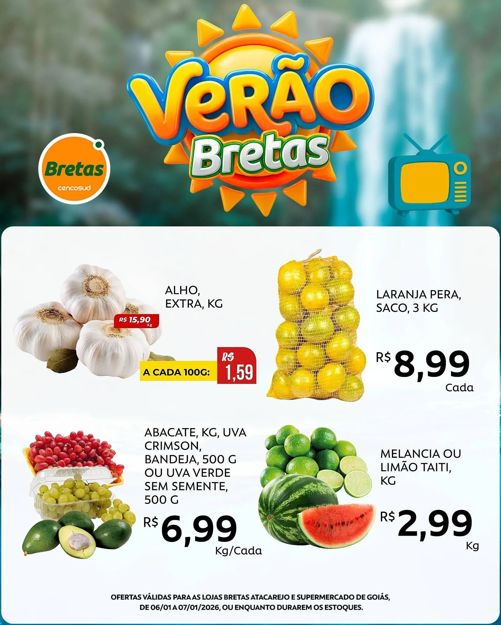 Encarte de Catálogo Supermercados Bretas 6 de janeiro até 7 de janeiro 2026 - Pagina 1