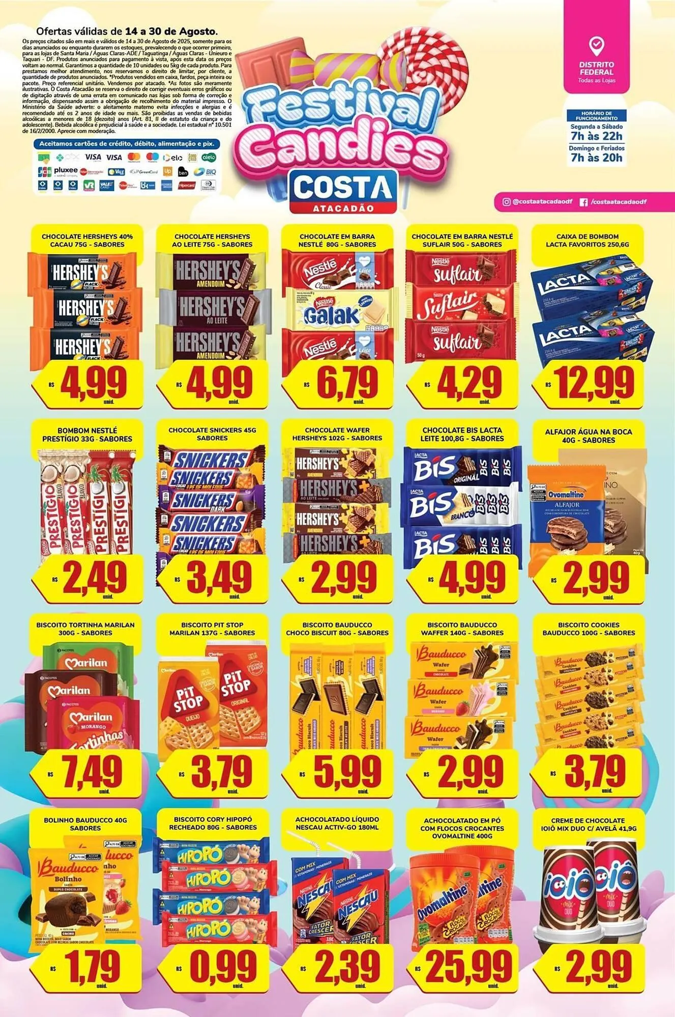 Encarte de Catálogo Costa Atacadão 15 de agosto até 30 de agosto 2025 - Pagina 1