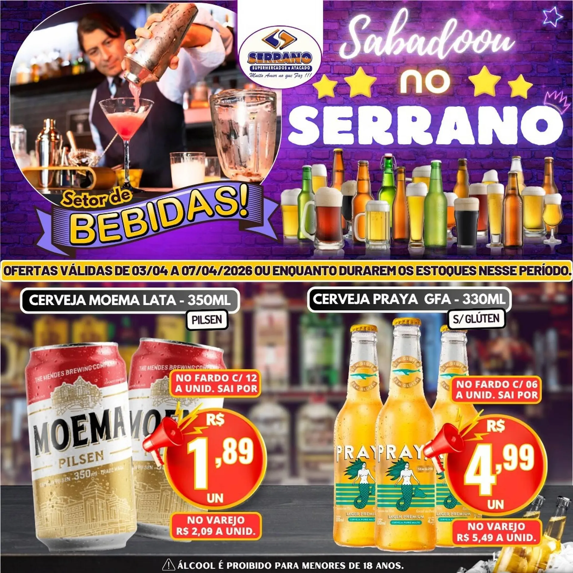 Encarte de Catálogo Serrano Supermercado 3 de abril até 7 de abril 2026 - Pagina 2