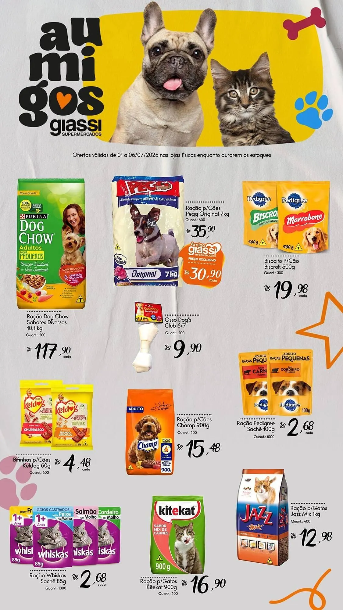 Encarte de Catálogo Giassi Supermercados 1 de julho até 6 de julho 2025 - Pagina 1