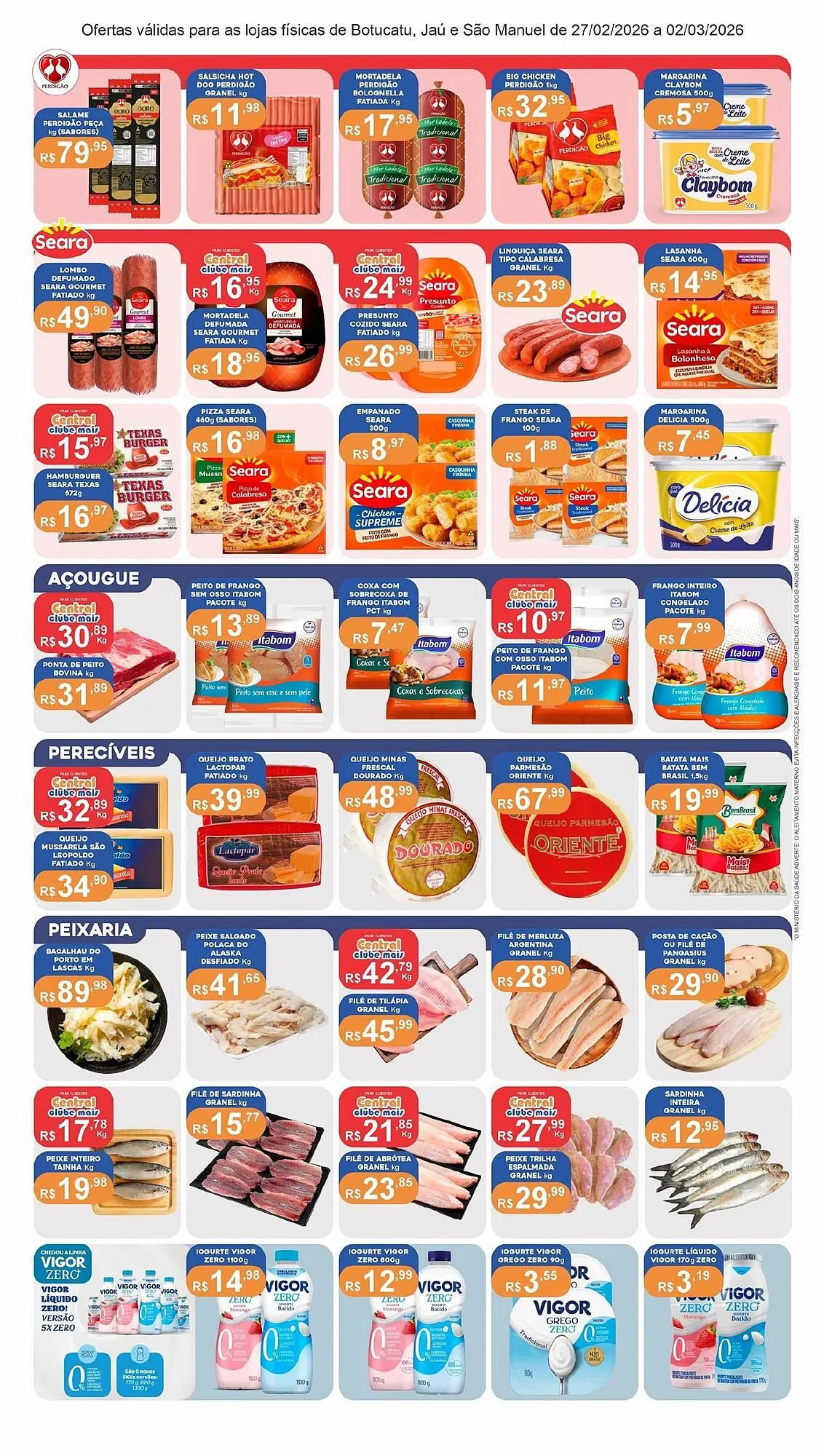 Encarte de Catálogo Central Supermercados 27 de fevereiro até 2 de março 2026 - Pagina 2