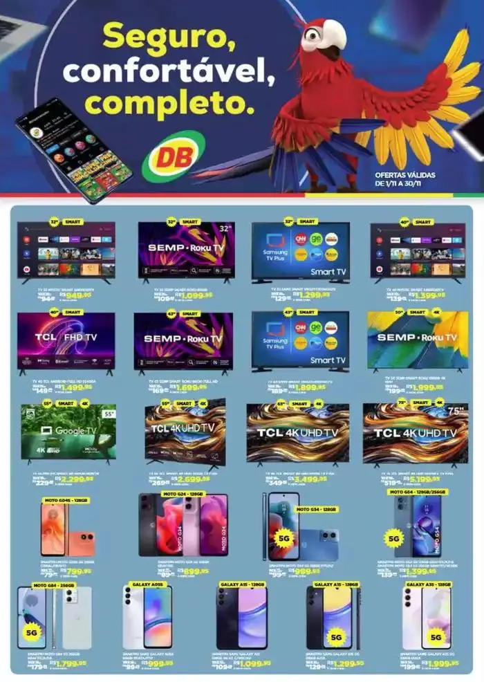 Encarte de Super Ofertas DB Supermercados 6 de novembro até 30 de novembro 2024 - Pagina 1