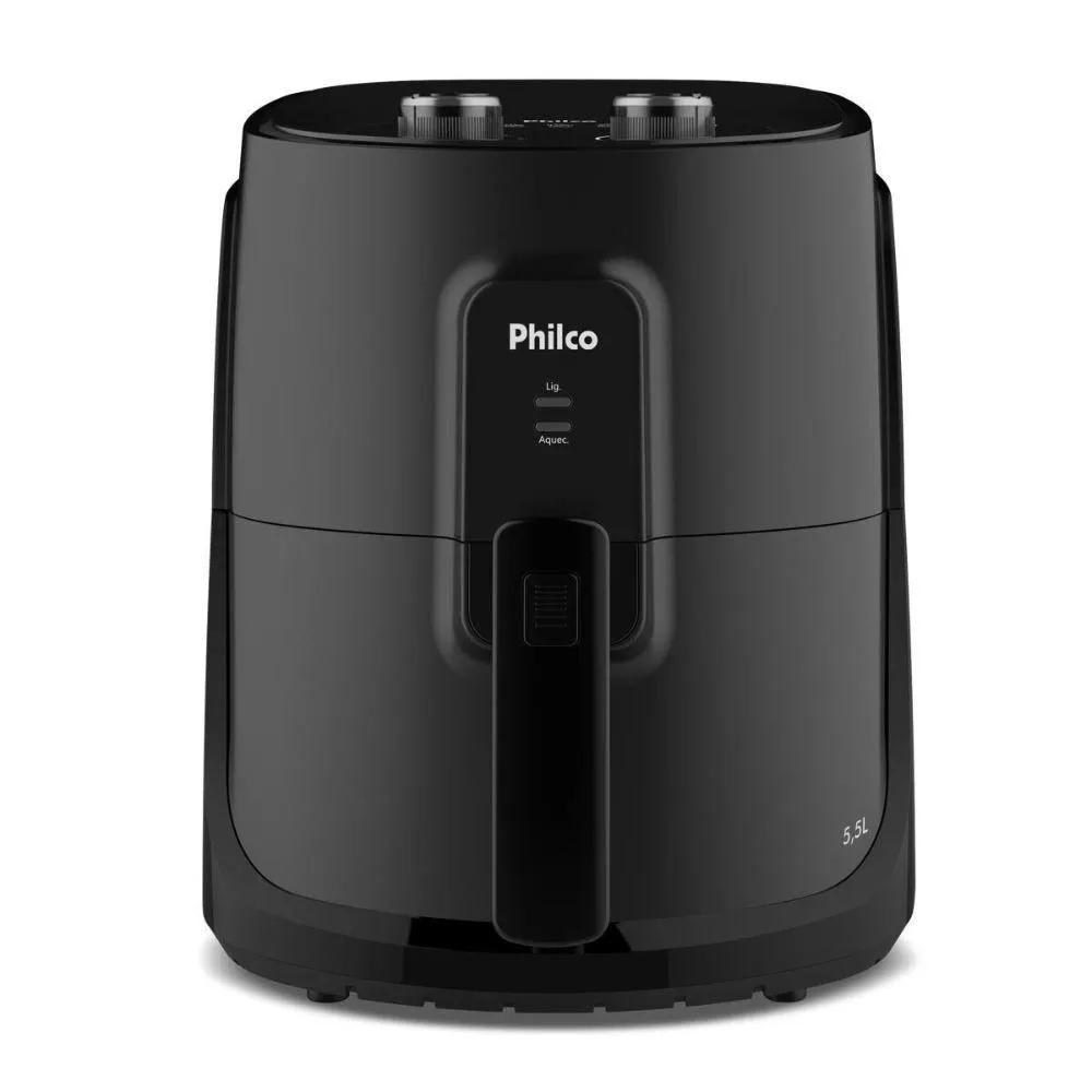 Fritadeira Air Fryer Philco 5,5L 1500W PAF55A Cesto Quadrado