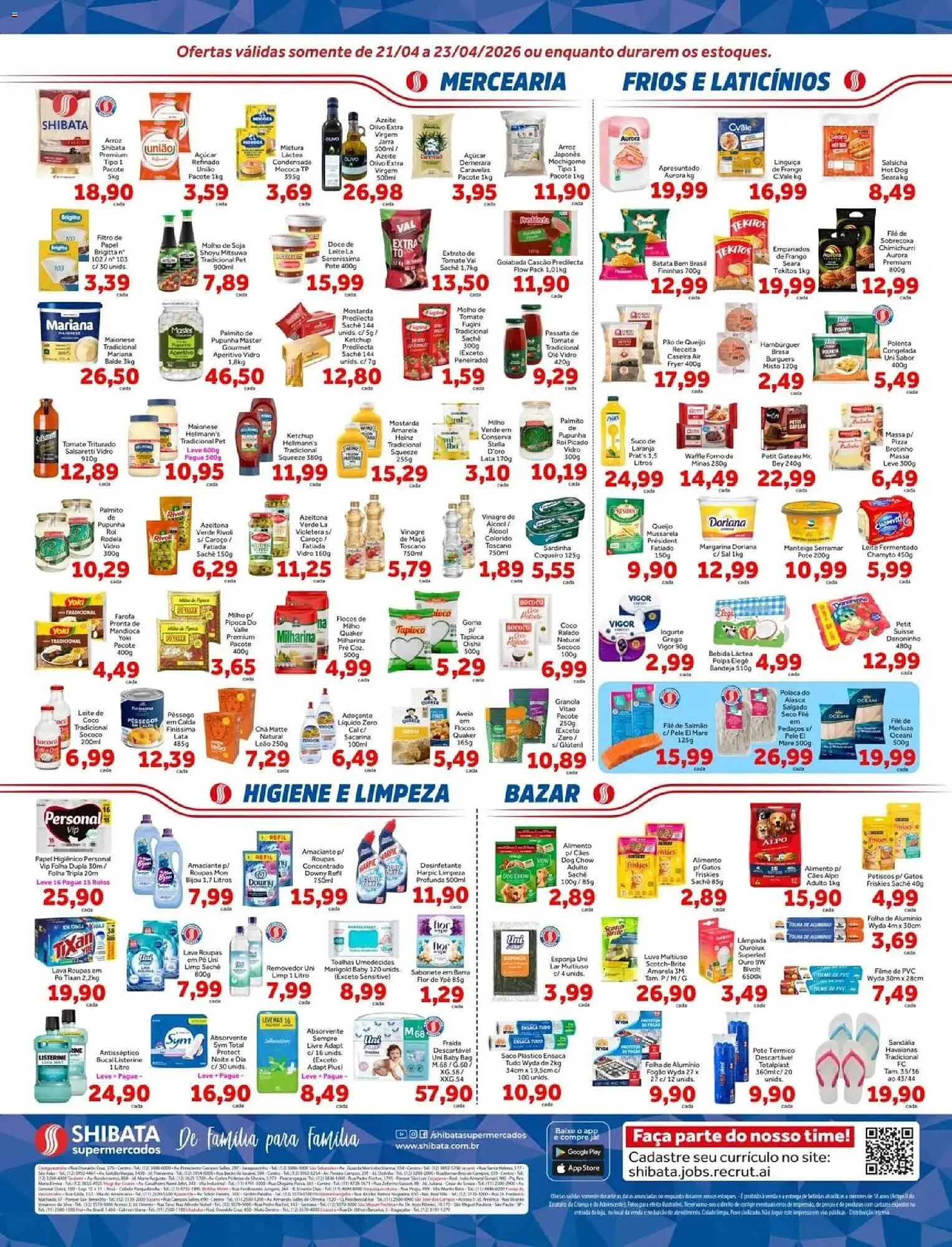 Encarte de Folheto Shibata Supermercados 21 de abril até 23 de abril 2026 - Pagina 2