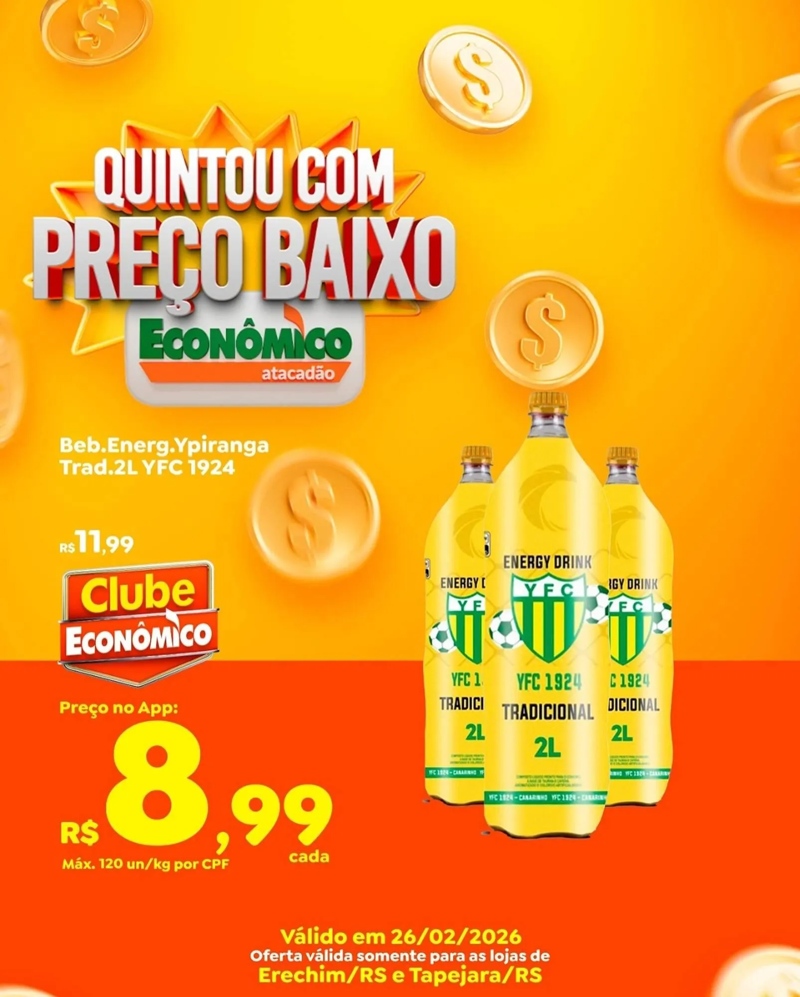 Encarte de Catálogo Econômico Atacadão 26 de fevereiro até 26 de fevereiro 2026 - Pagina 4