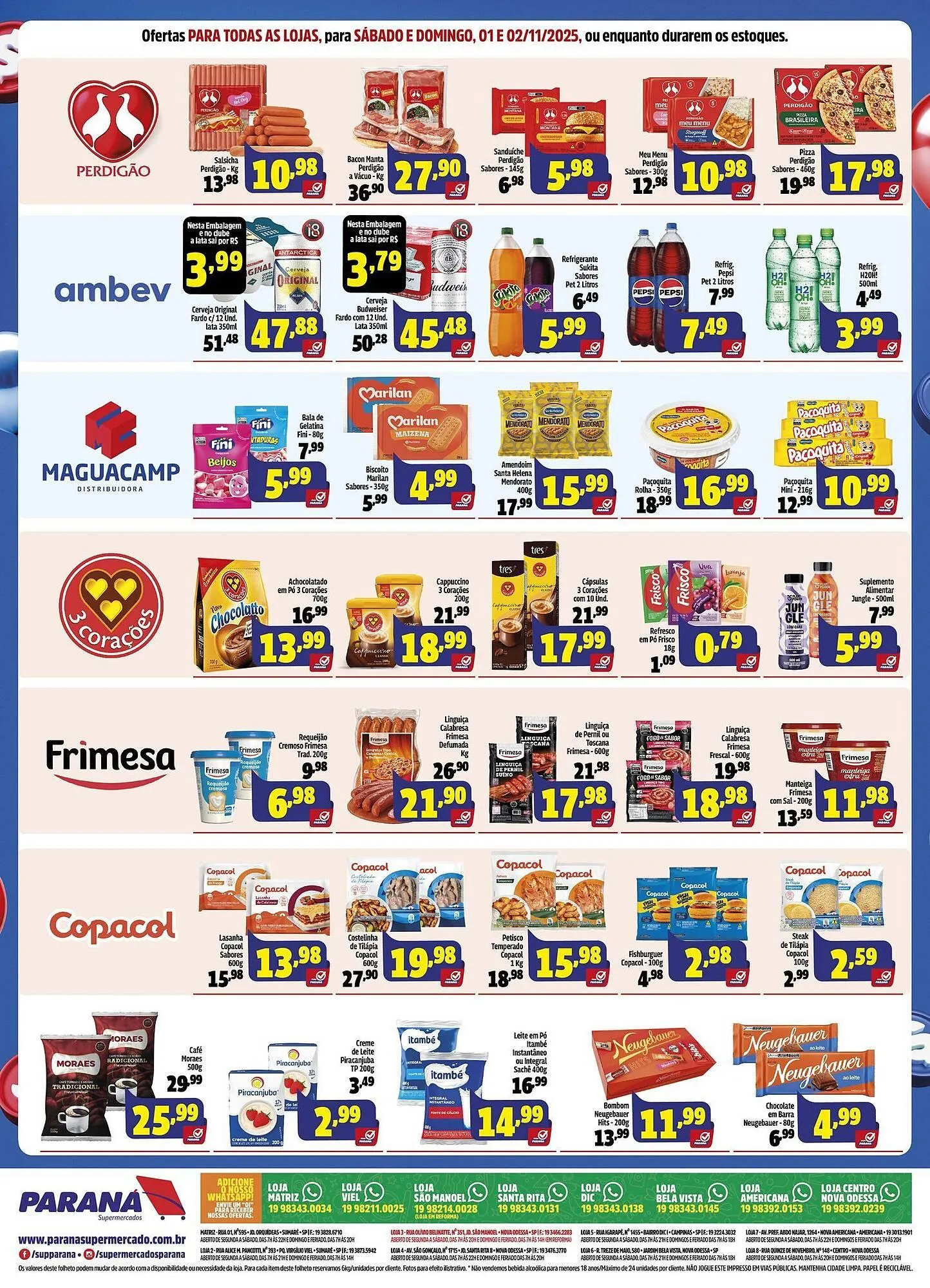 Encarte de Folheto Supermercado Paraná 1 de novembro até 2 de novembro 2025 - Pagina 2