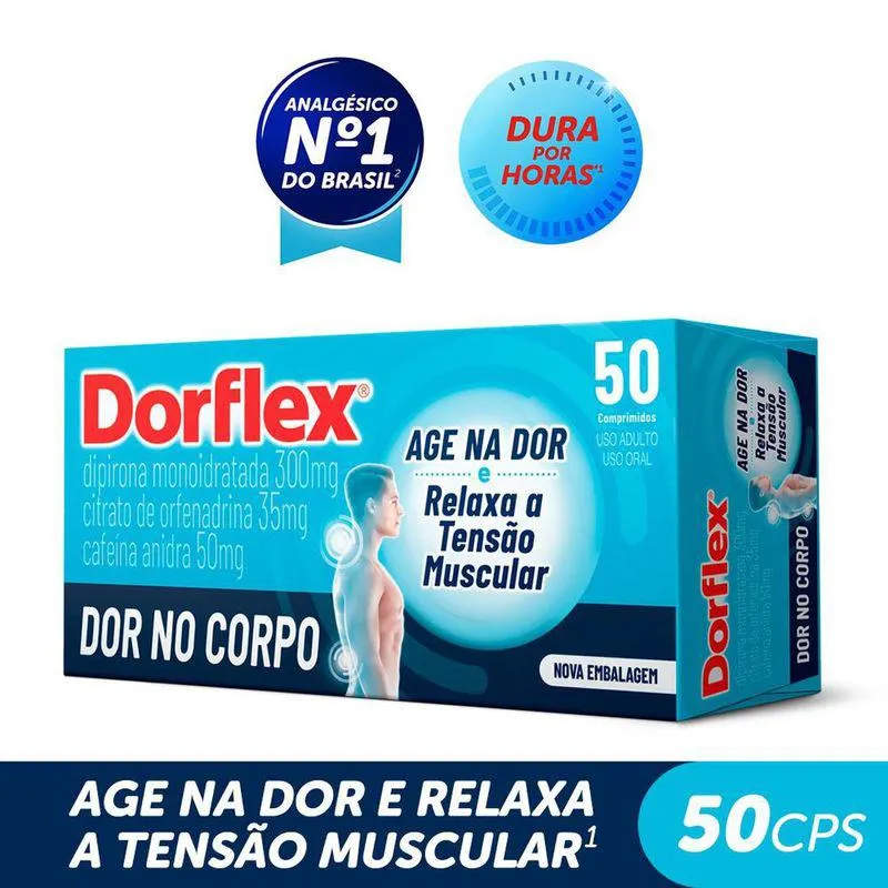 Dorflex Analgésico E Relaxante Muscular 50 Comprimidos