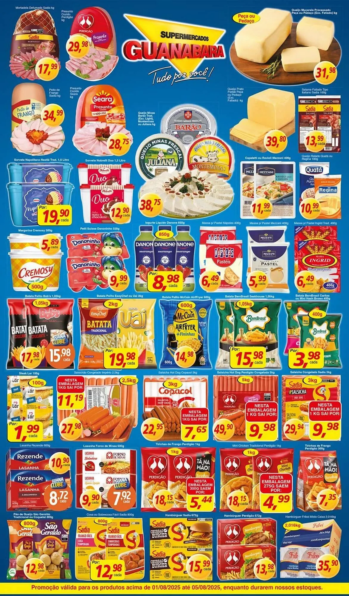 Encarte de Catálogo Supermercados Guanabara 1 de agosto até 5 de agosto 2025 - Pagina 10