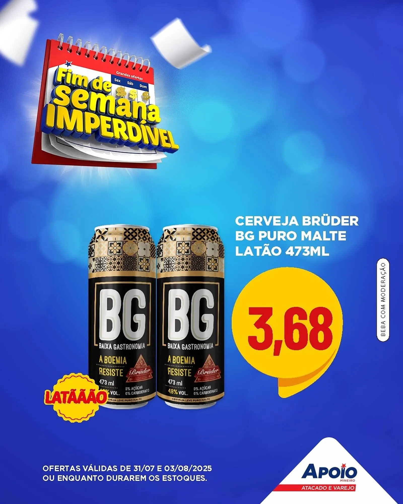 Encarte de Catálogo Apoio Mineiro 31 de julho até 3 de agosto 2025 - Pagina 1