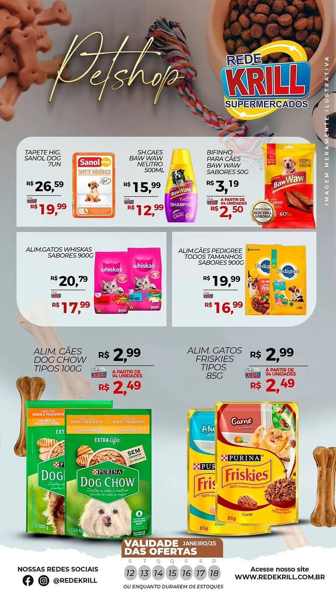 Encarte de Folheto Rede Krill 12 de janeiro até 18 de janeiro 2026 - Pagina 1