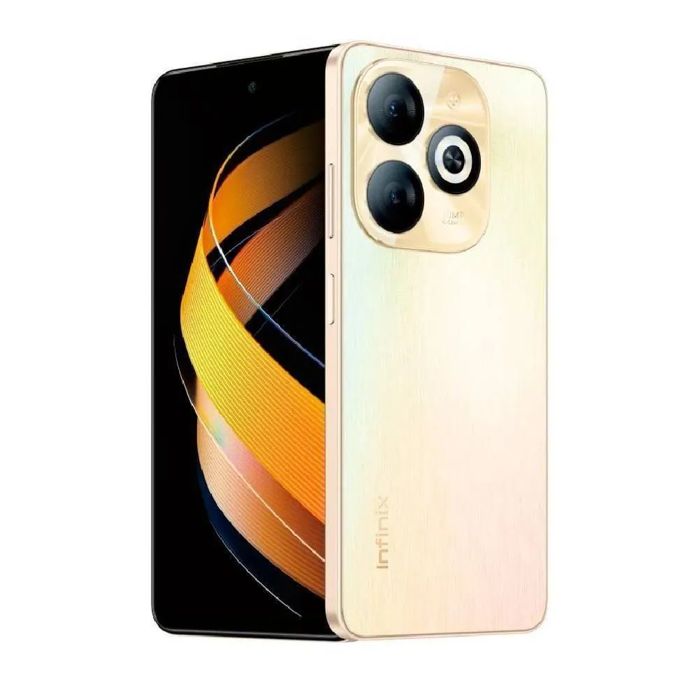 Celular Smartphone Infinix Smart 8 Pro 4G Octacore Helio G36 4Gb Ram 256Gb - Dourado