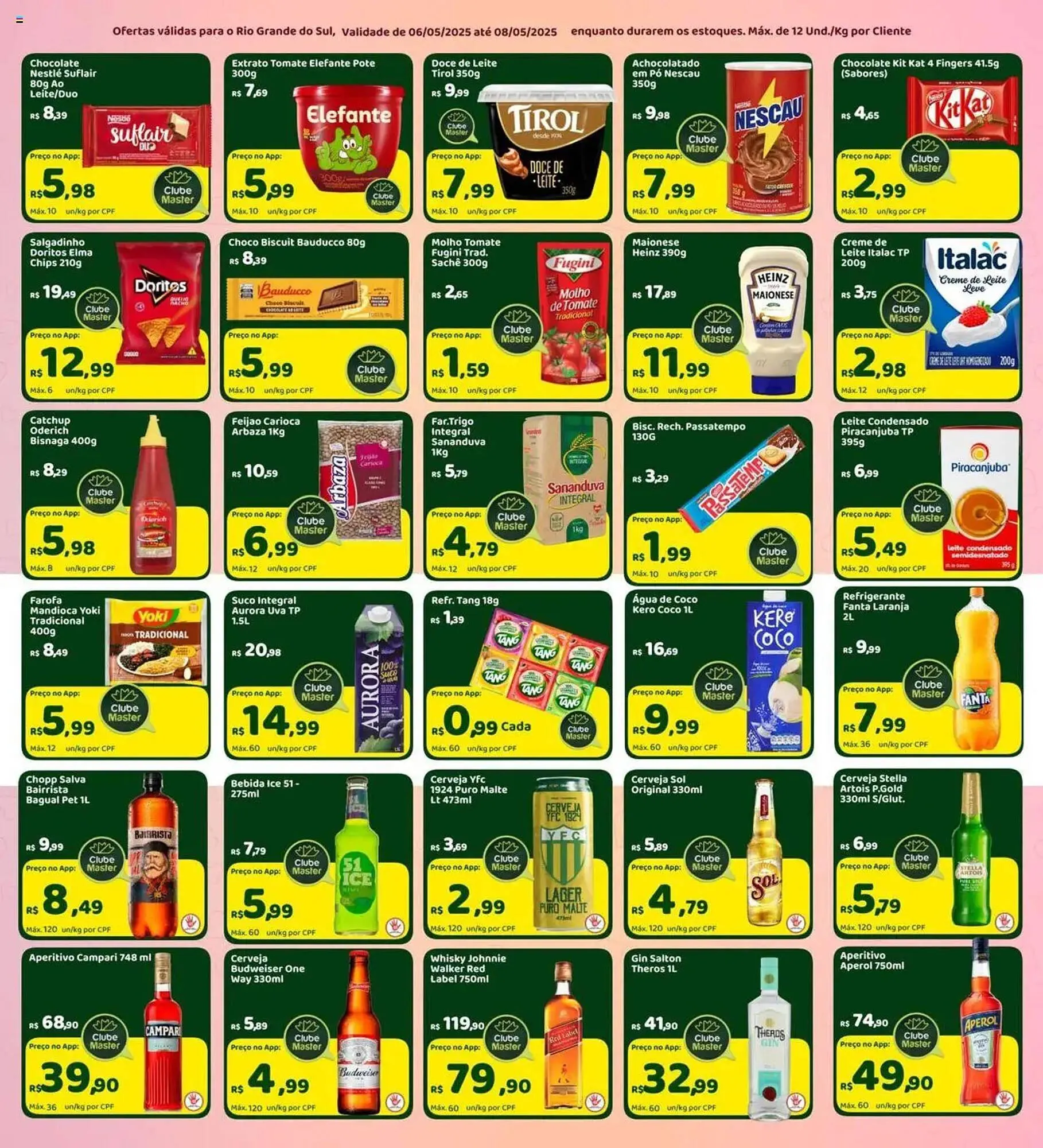 Encarte de Catálogo Master Supermercados 6 de maio até 8 de maio 2025 - Pagina 3