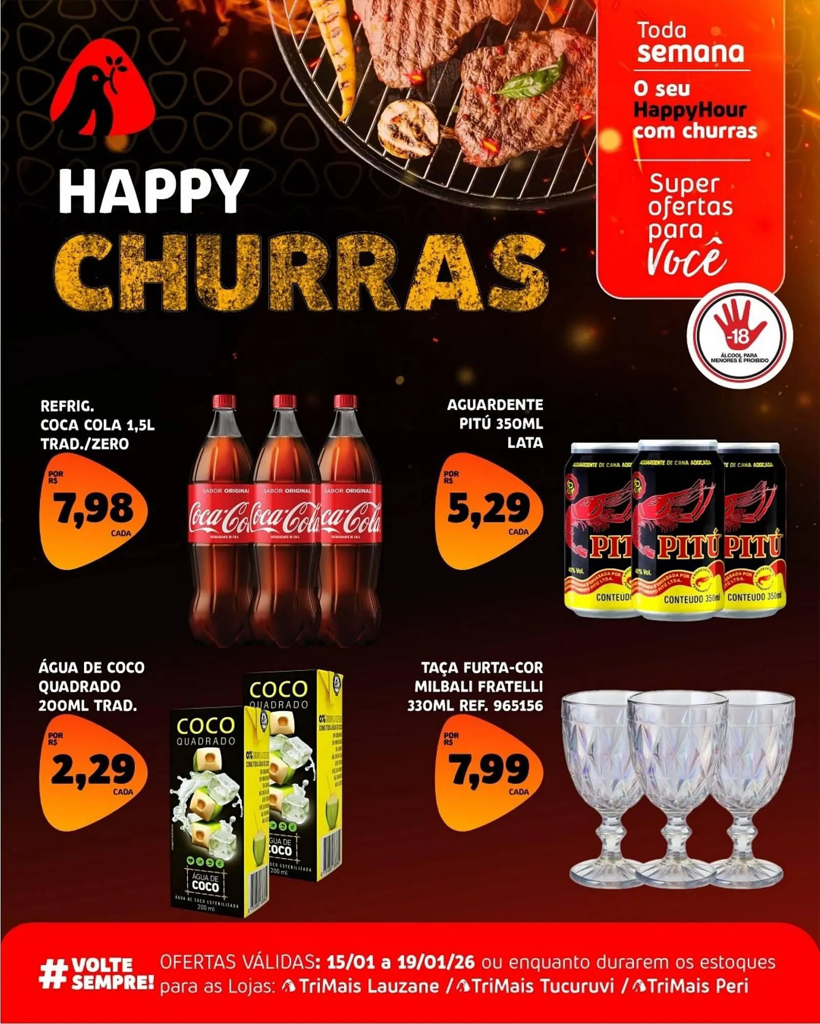 Encarte de Catálogo Trimais Supermercado 13 de janeiro até 19 de janeiro 2026 - Pagina 3