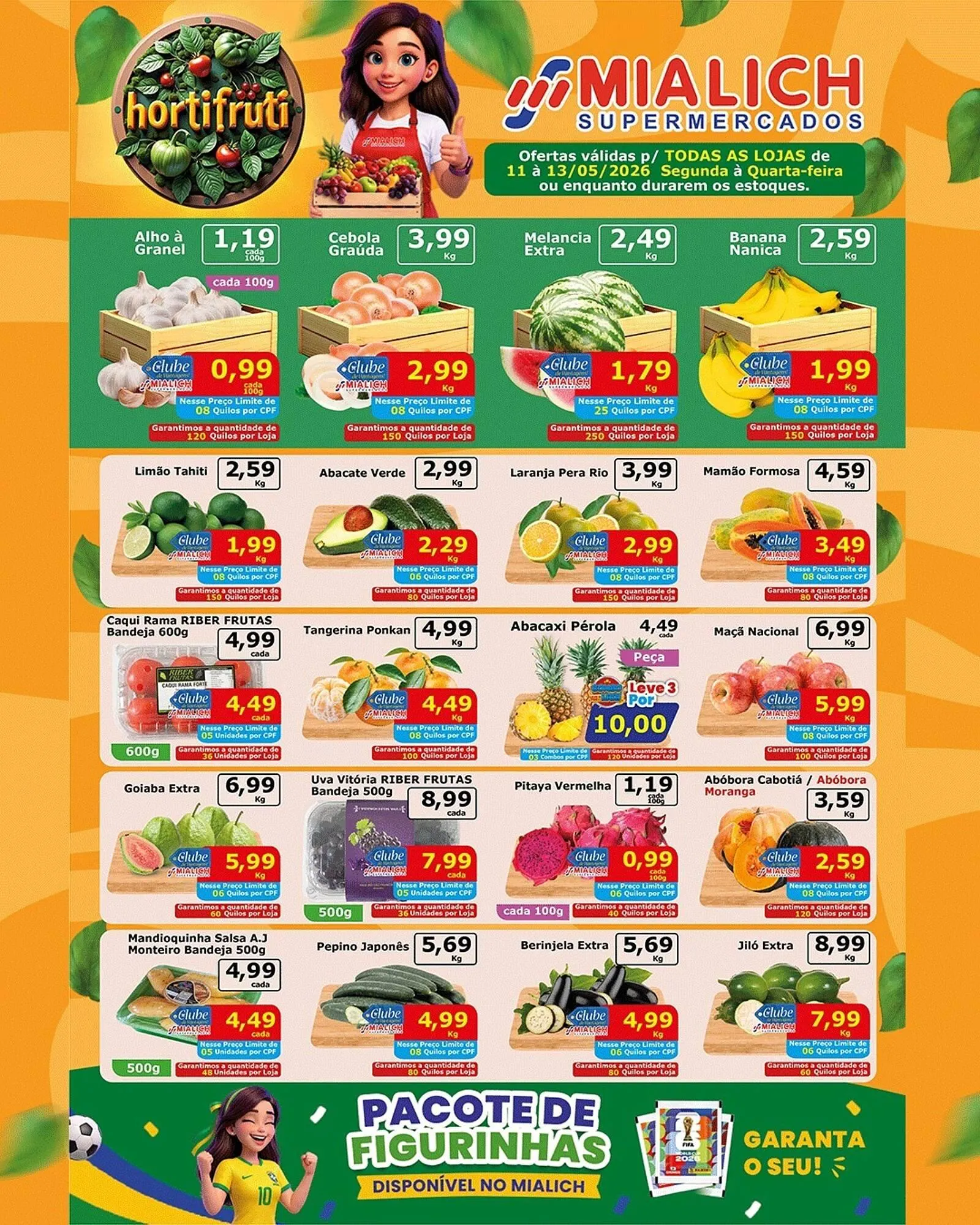 Encarte de Catálogo Mialich Supermercados 11 de maio até 13 de maio 2026 - Pagina 7