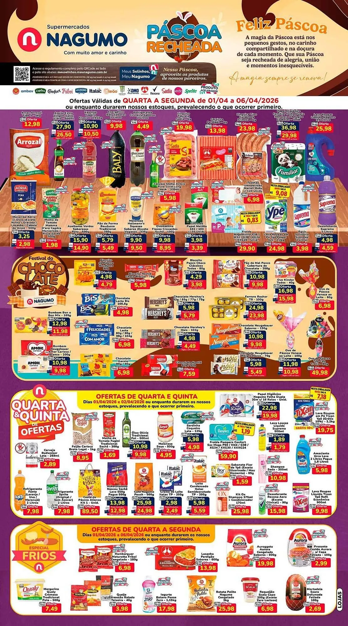 Encarte de Folheto Nagumo 1 de abril até 6 de abril 2026 - Pagina 1
