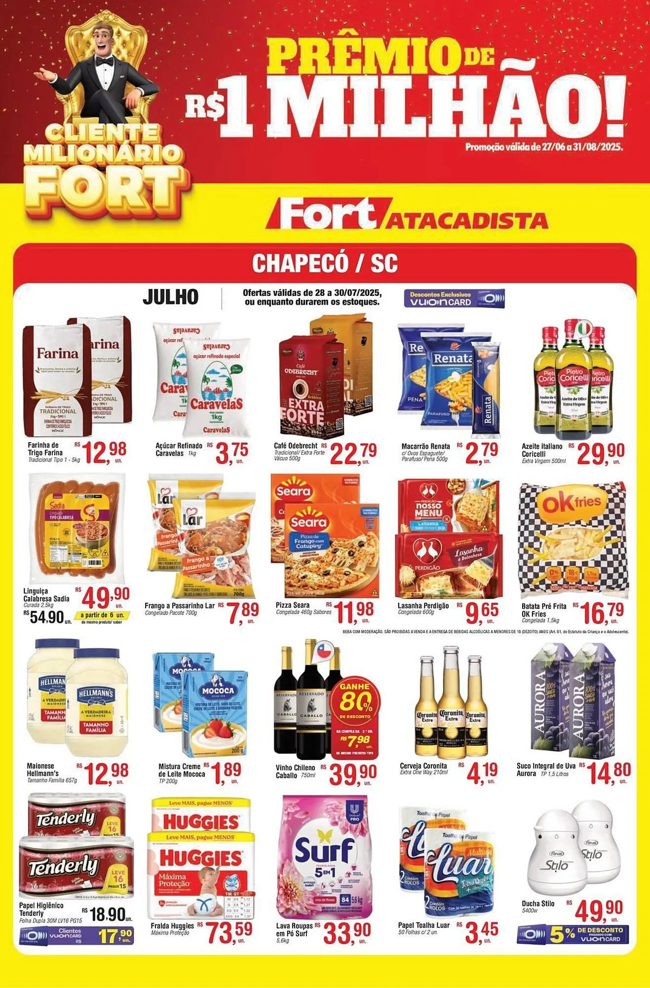 Encarte de Catálogo Fort Atacadista 28 de julho até 30 de julho 2025 - Pagina 1