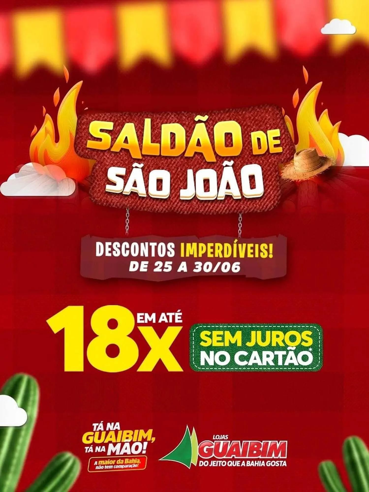 Encarte de Catálogo Lojas Guaibim 25 de junho até 30 de junho 2025 - Pagina 1