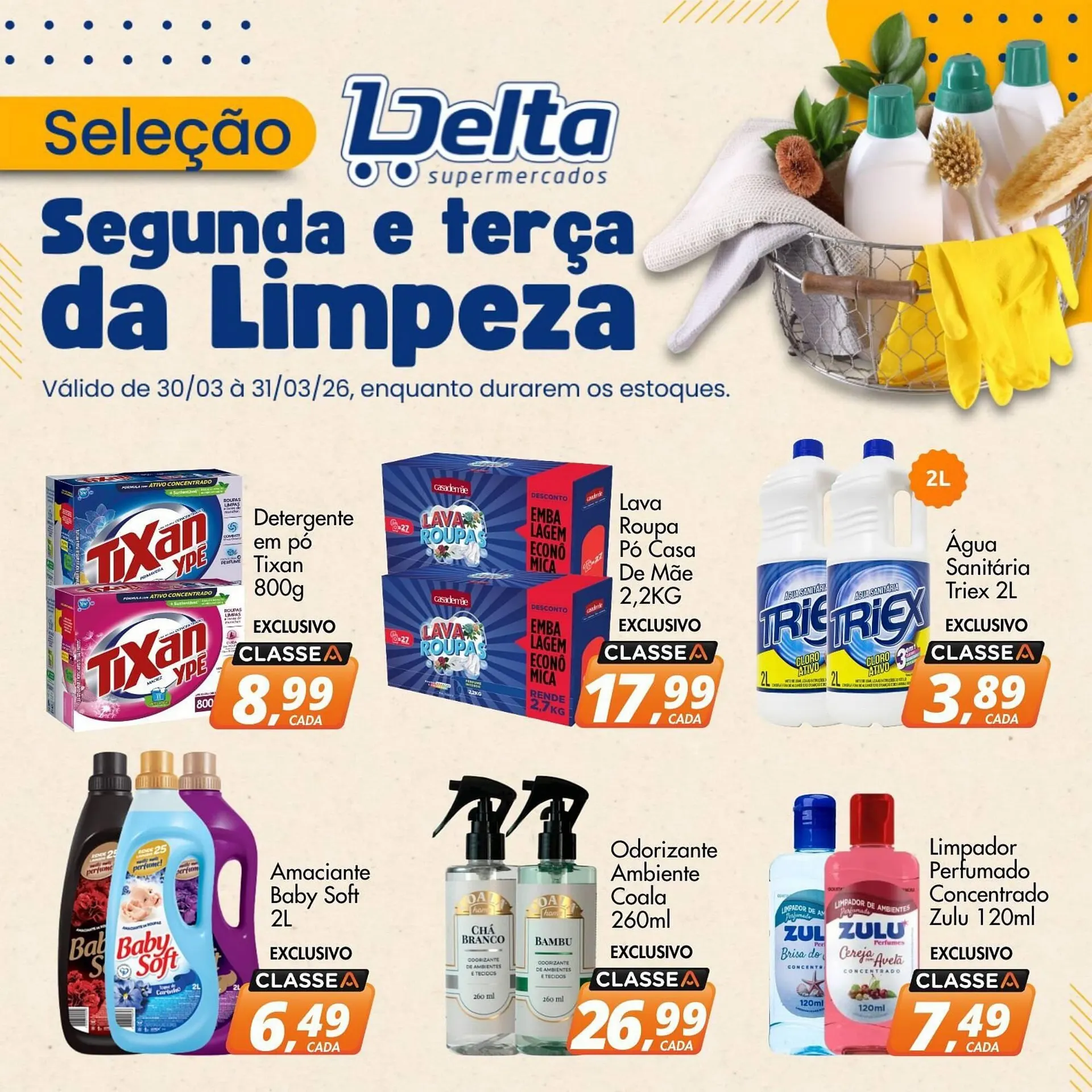 Encarte de Catálogo Delta Supermercados 30 de março até 31 de março 2026 - Pagina 1