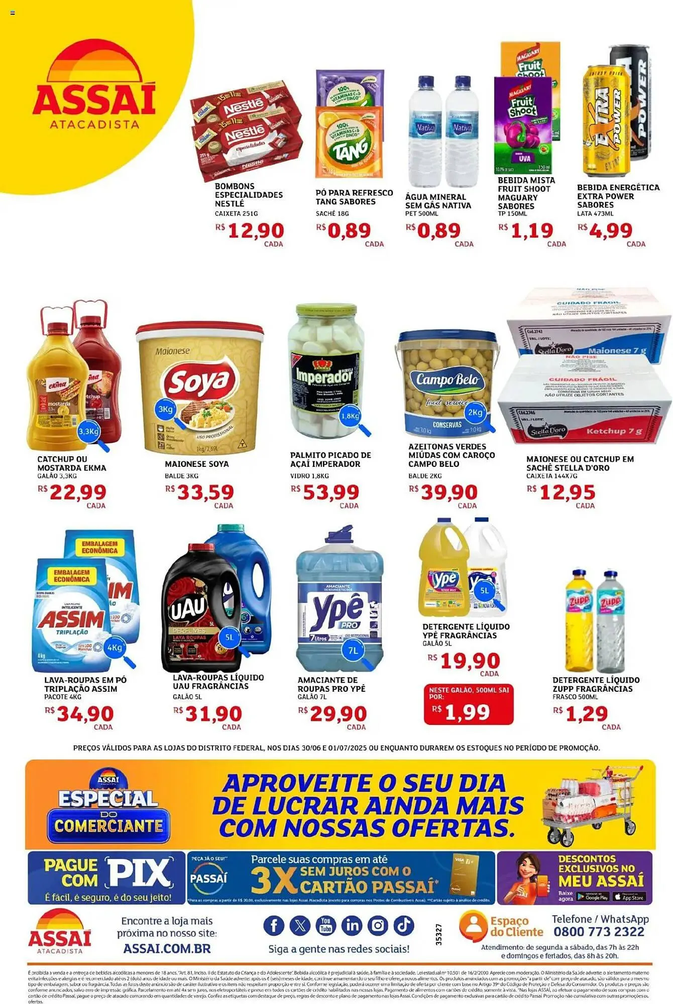 Encarte de Catálogo Assaí Atacadista 30 de junho até 1 de julho 2025 - Pagina 2