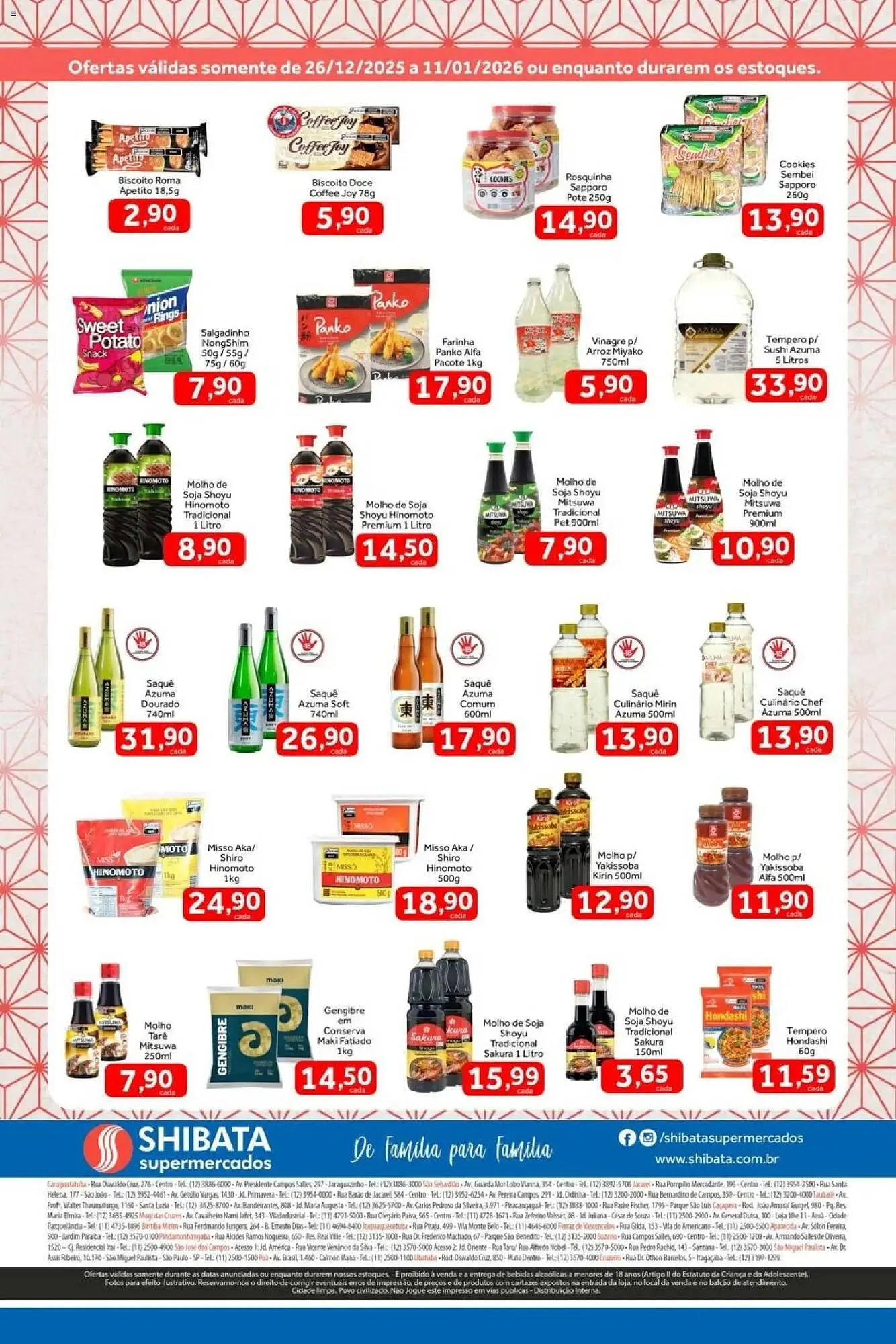 Encarte de Folheto Shibata Supermercados 26 de dezembro até 11 de janeiro 2026 - Pagina 2