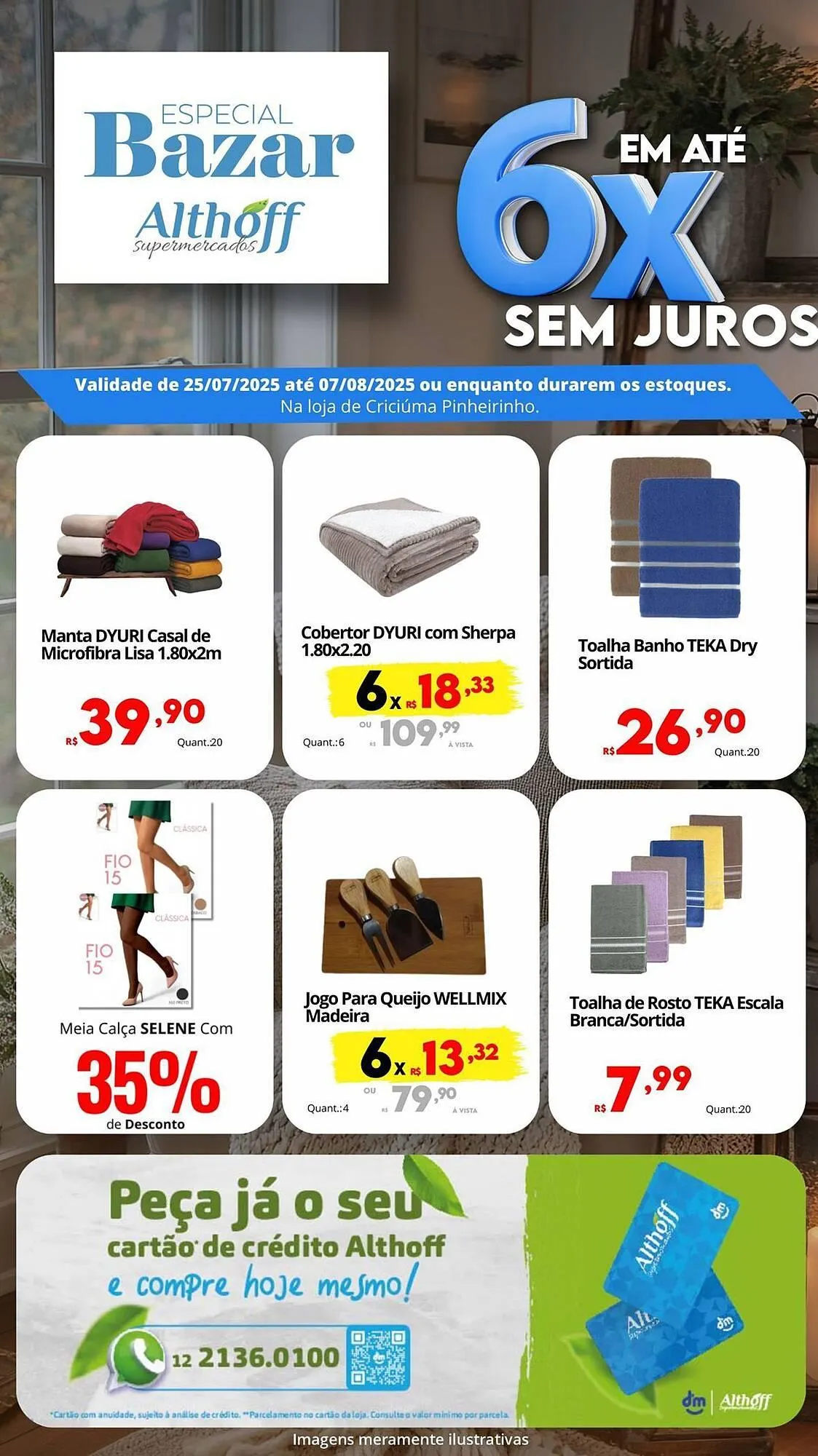 Encarte de Catálogo Althoff Supermercados 25 de julho até 7 de agosto 2025 - Pagina 1