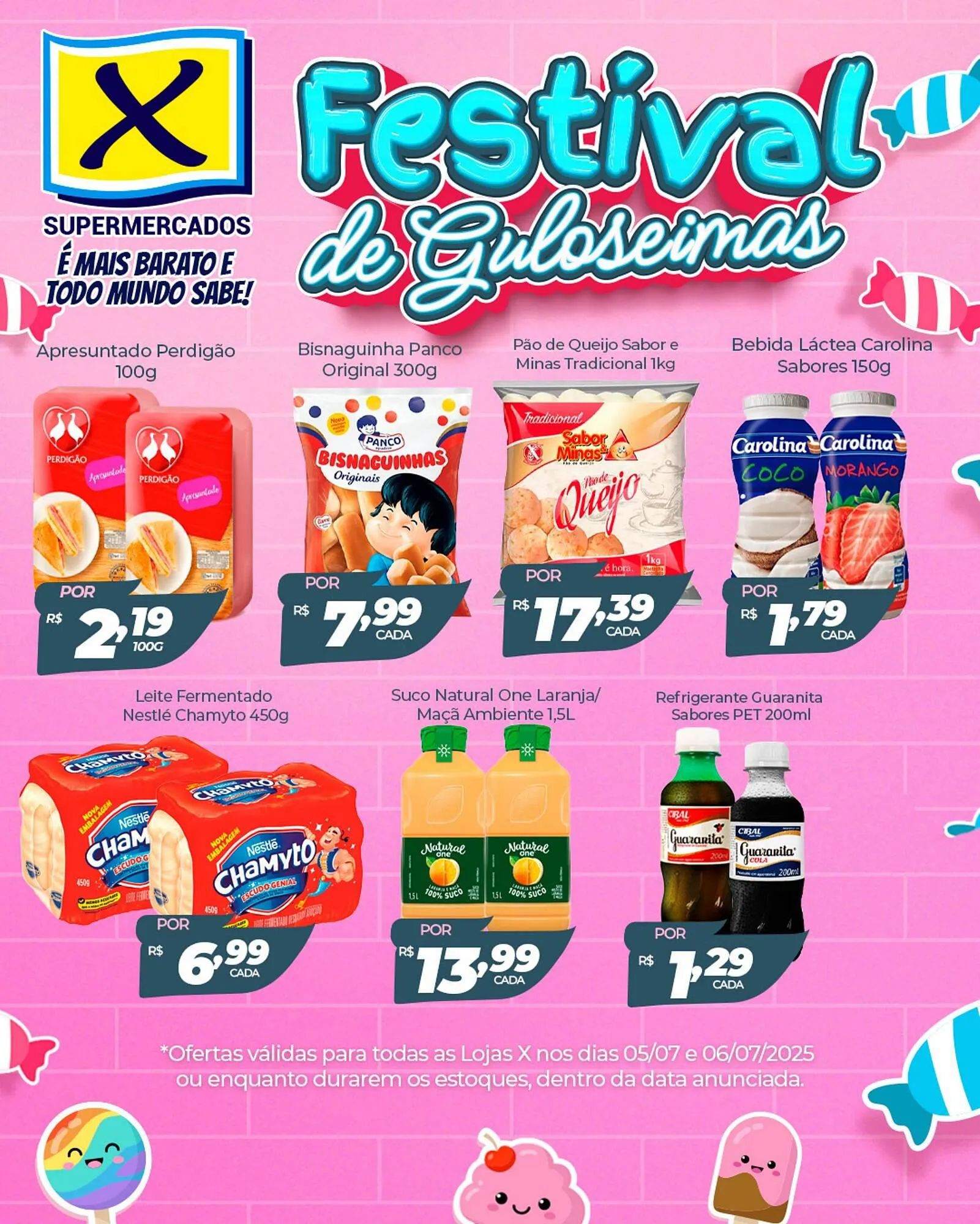 Encarte de Catálogo X Supermercados 5 de julho até 7 de julho 2025 - Pagina 2