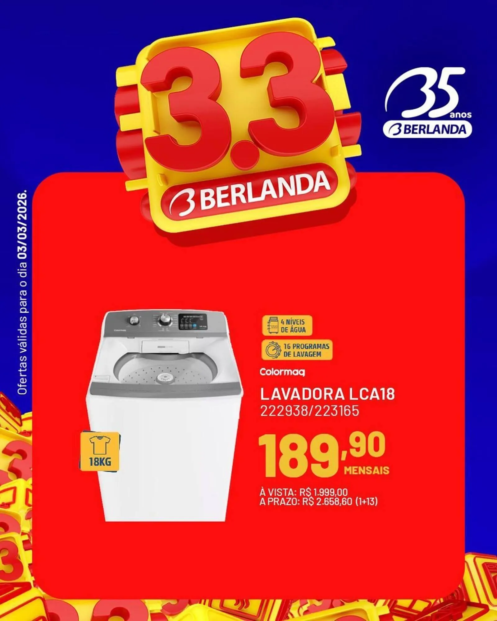 Encarte de Catálogo Berlanda 2 de março até 3 de março 2026 - Pagina 2