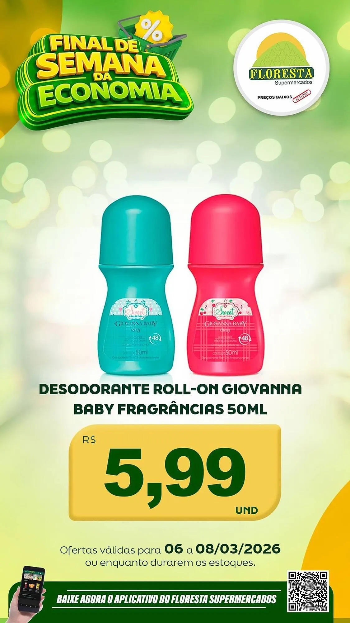 Encarte de Catálogo Floresta Supermercados 6 de março até 8 de março 2026 - Pagina 54