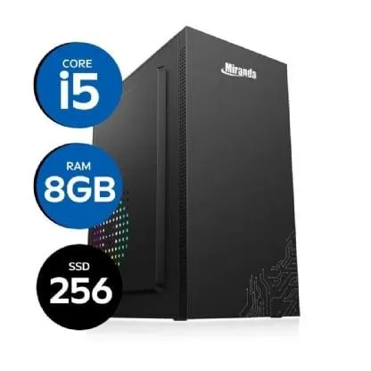 Computador Miranda Core i5-11400, Memória 8GB, SSD 256GB, Linux, LOGIN