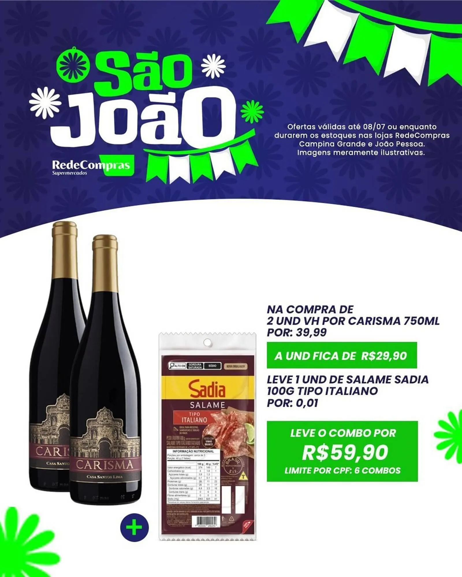 Encarte de Catálogo Rede Compras 7 de julho até 8 de julho 2025 - Pagina 3