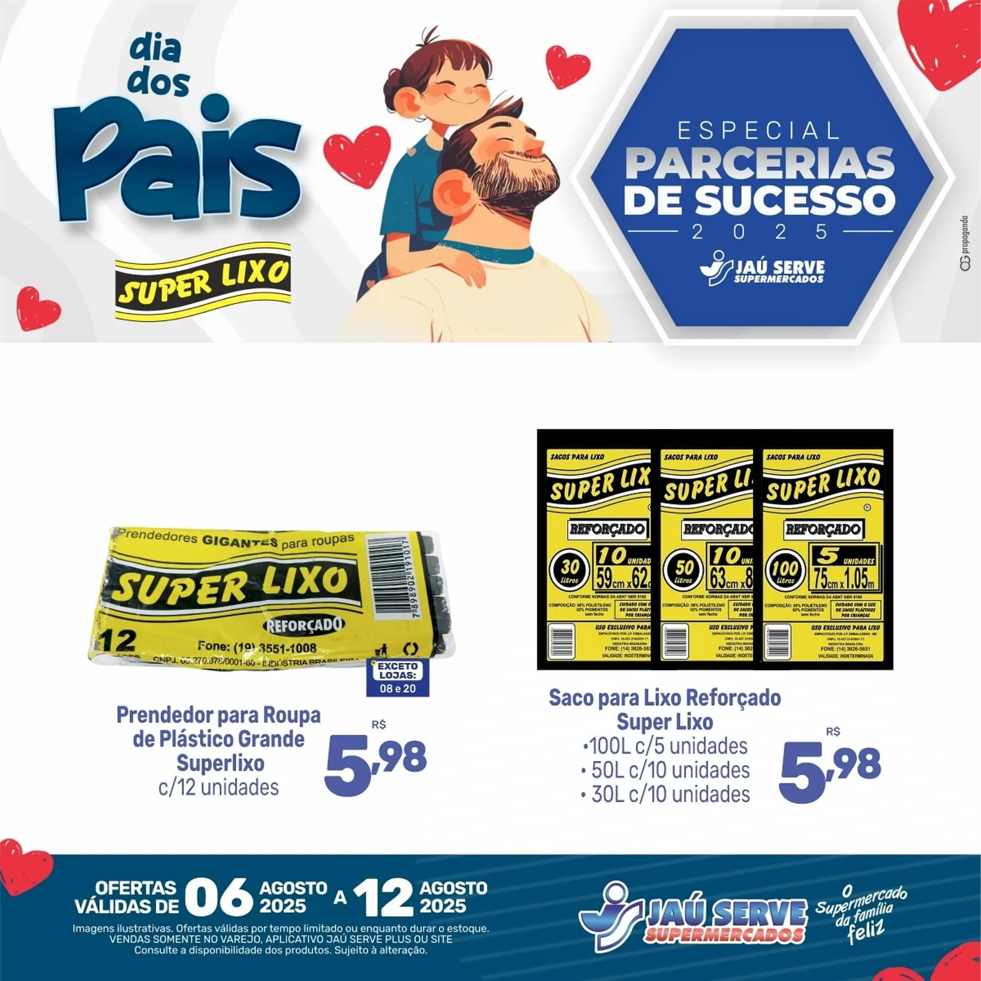 Encarte de Catálogo Supermercados Jau Serve 11 de agosto até 12 de agosto 2025 - Pagina 56