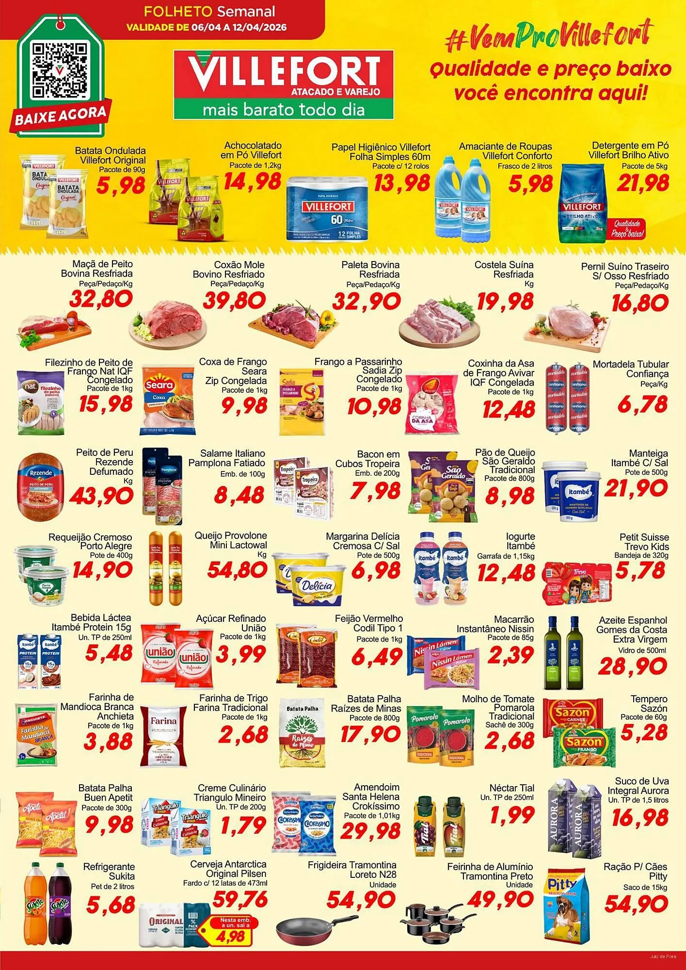 Encarte de Catálogo Villefort Atacadista 6 de abril até 12 de abril 2026 - Pagina 1