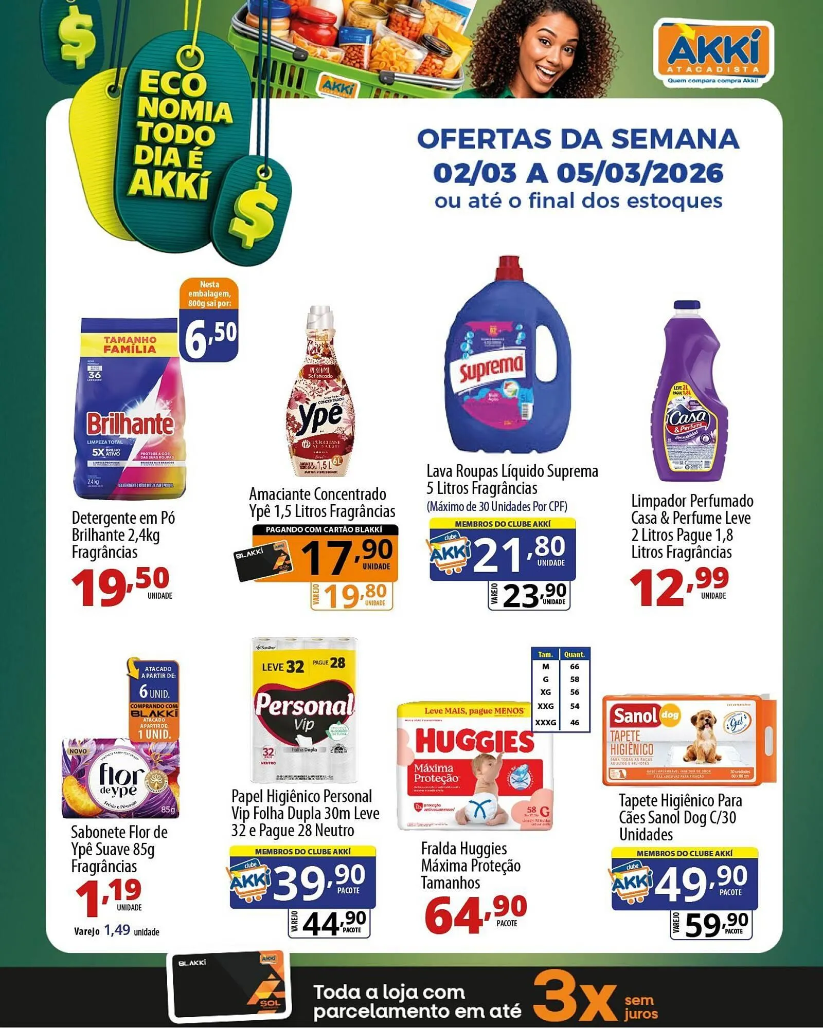 Encarte de Folheto Akki Atacadista 2 de março até 5 de março 2026 - Pagina 1
