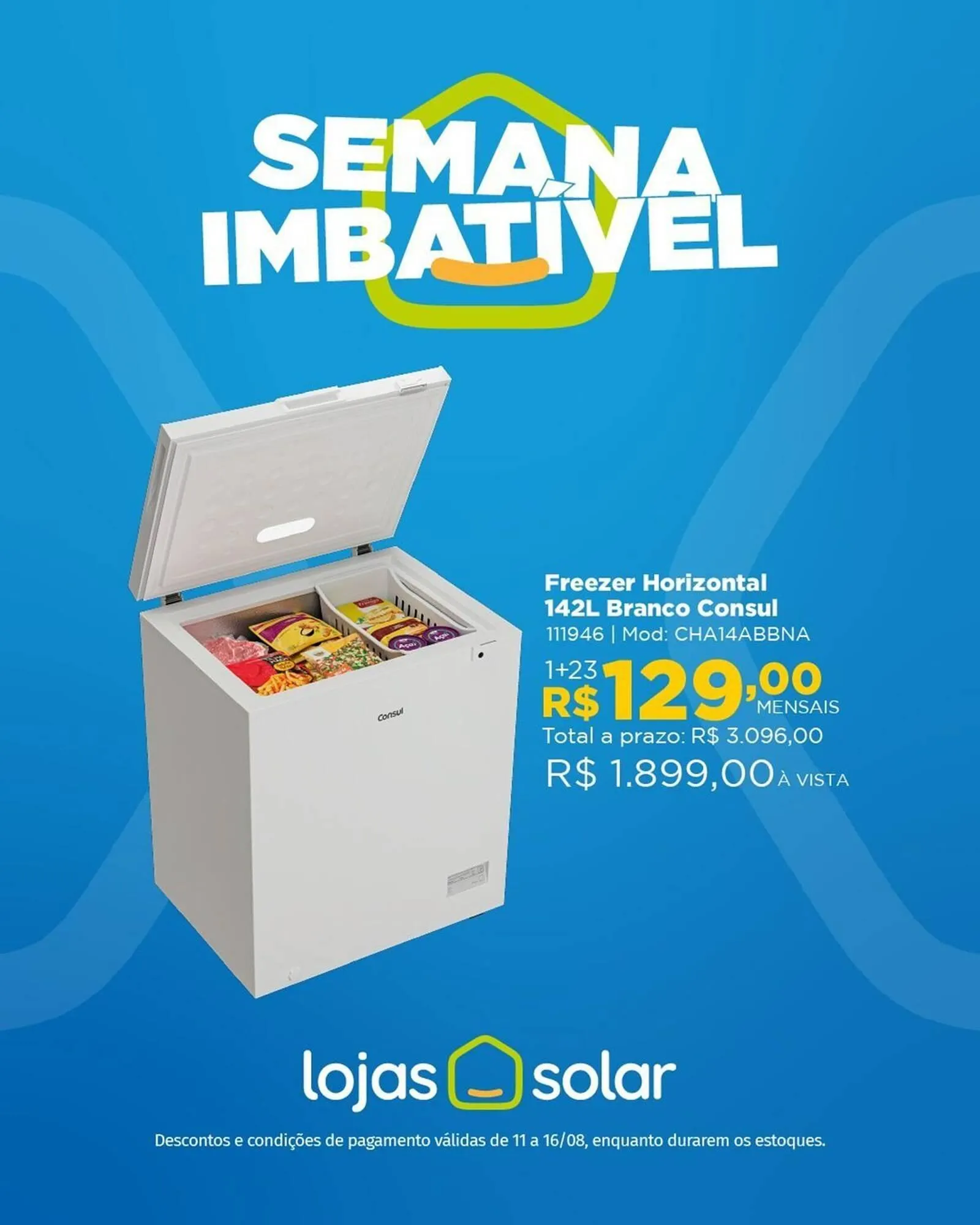 Encarte de Catálogo Lojas Solar 11 de agosto até 16 de agosto 2025 - Pagina 1