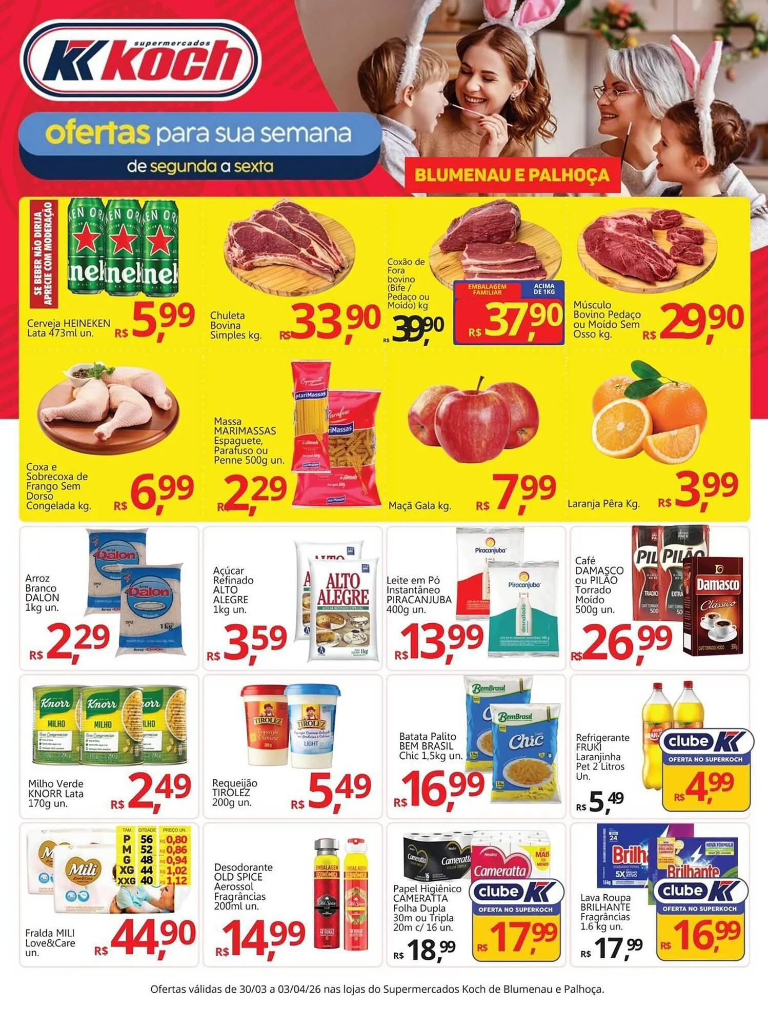 Encarte de Catálogo Supermercados Koch 30 de março até 3 de abril 2026 - Pagina 1