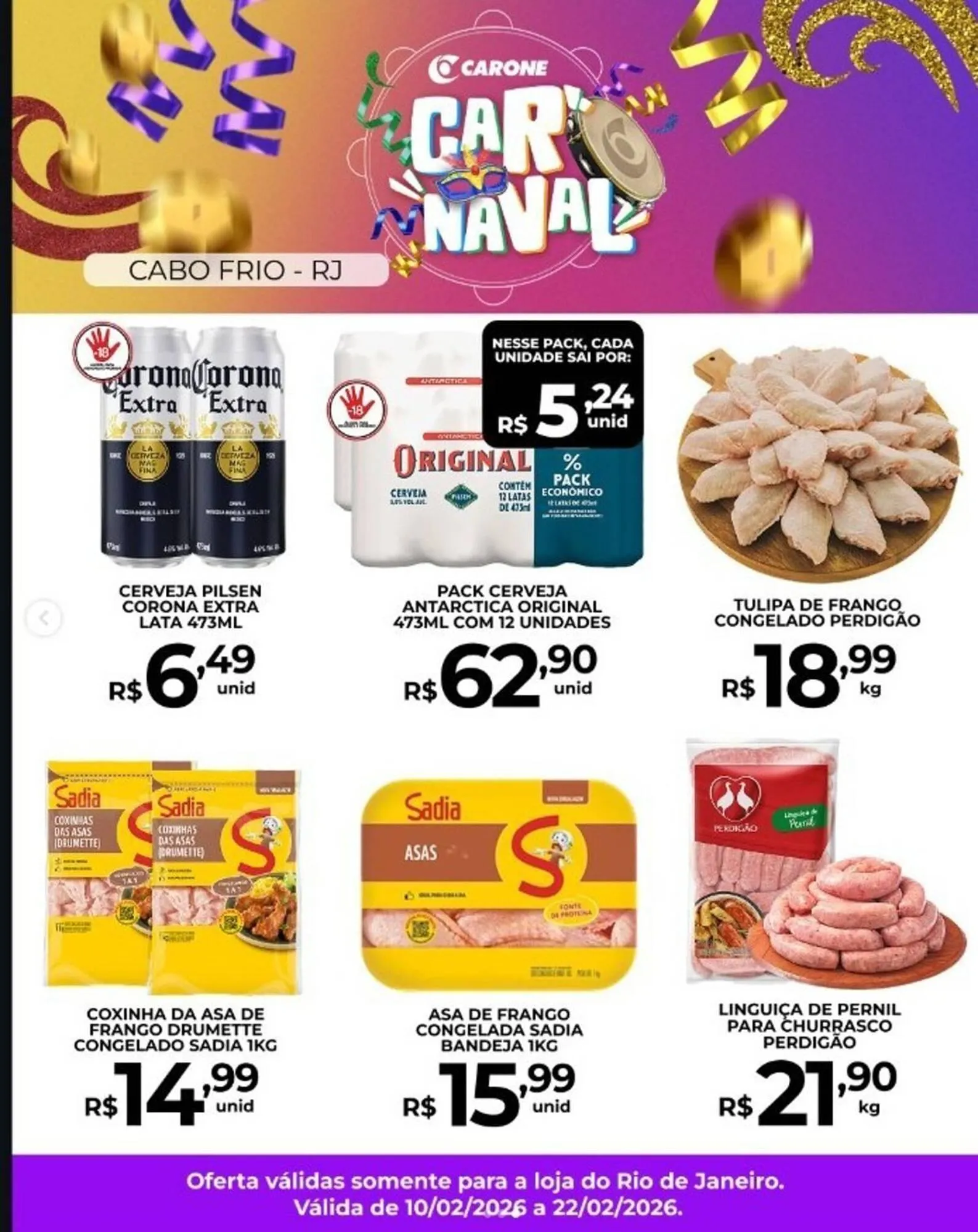 Encarte de Encarte Carone 17 de fevereiro até 22 de fevereiro 2026 - Pagina 3