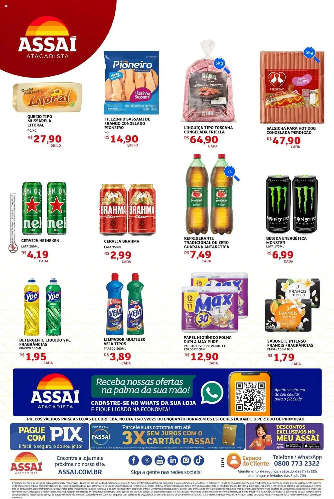 Encarte de Catálogo Assaí Atacadista 16 de julho até 16 de julho 2025 - Pagina 2