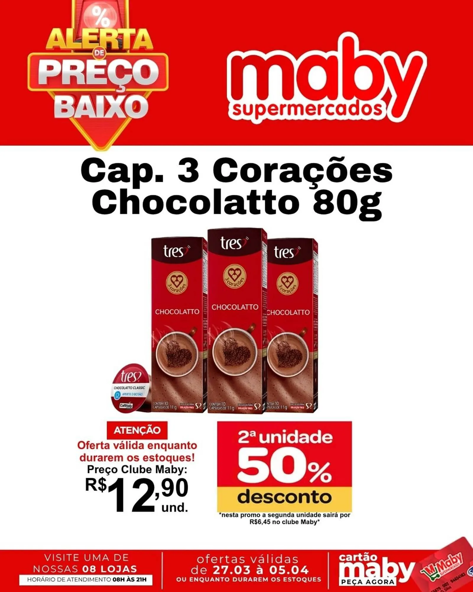 Encarte de Catálogo Maby Supermercados 27 de março até 5 de abril 2026 - Pagina 1