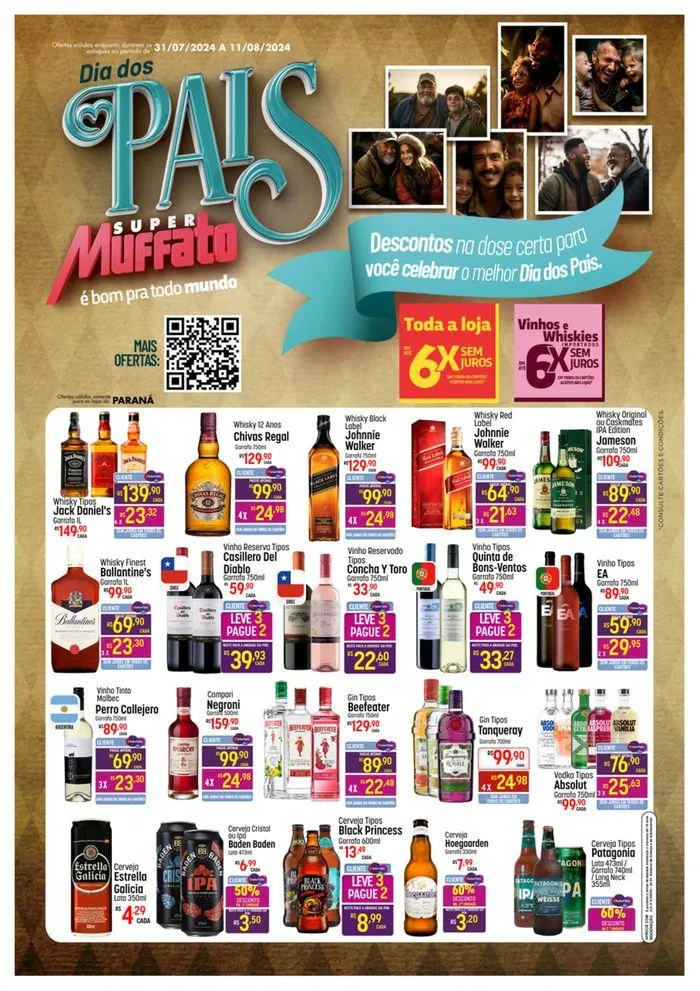 Encarte de Ofertas Super Muffato 1 de agosto até 11 de agosto 2024 - Pagina 1